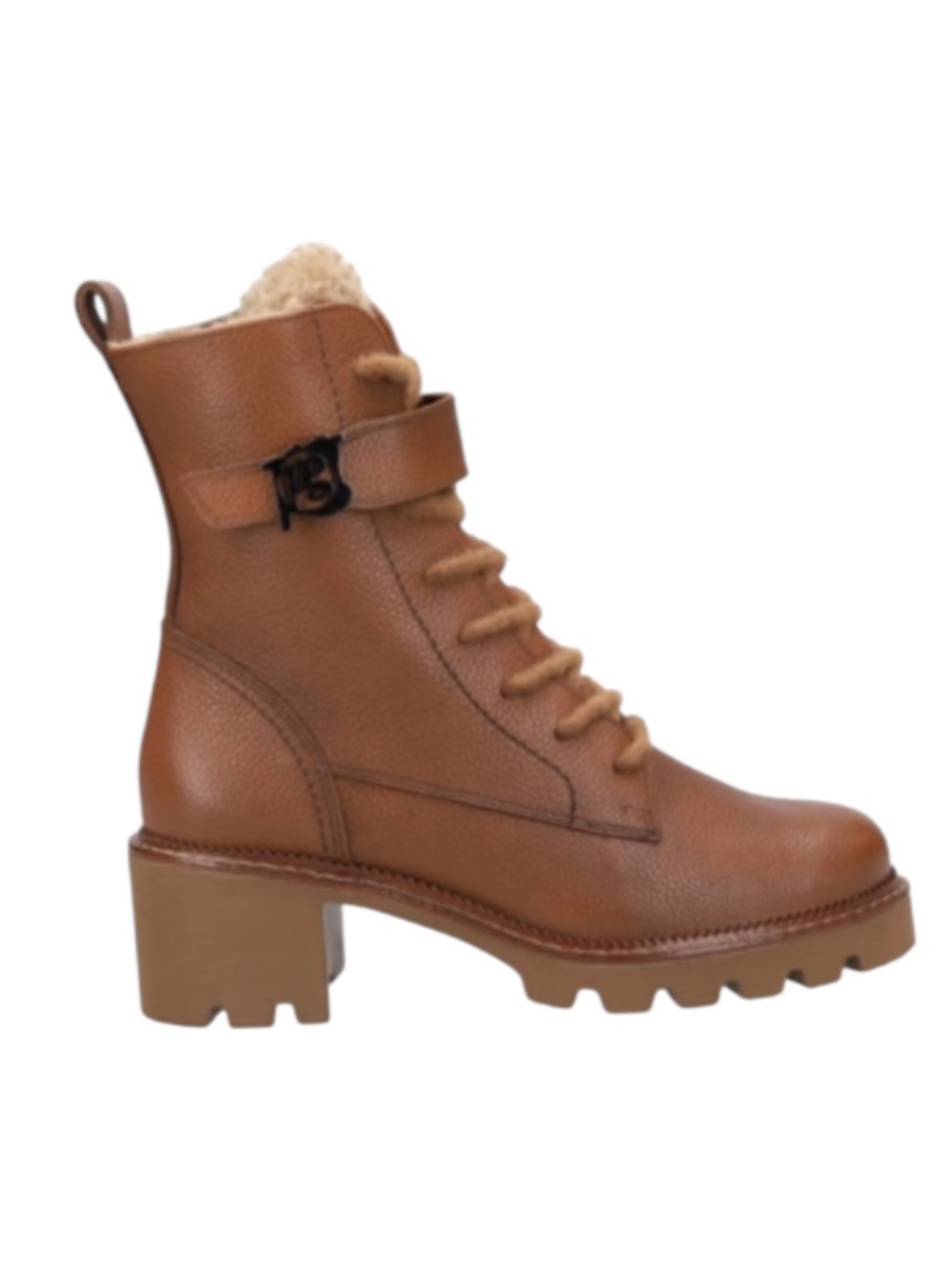 Brown leather ankle / combat boots. Women’s US sizes